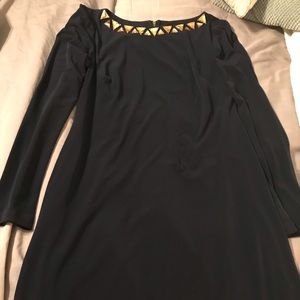Vince Camuto navy shift dress